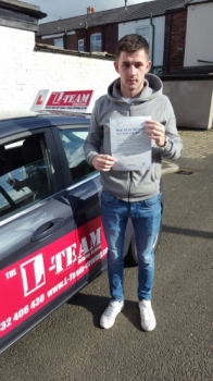Pass first time at bury test centre 6 of october...